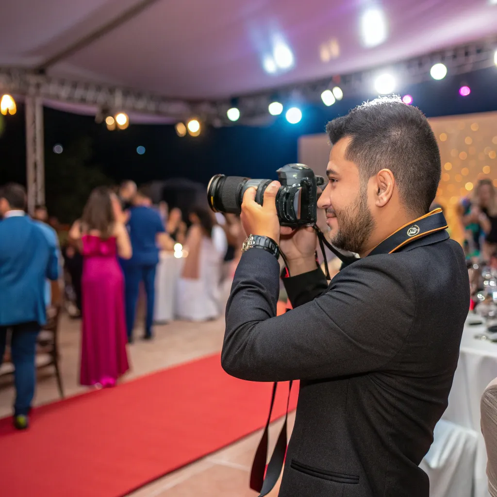 Professional event photographer
